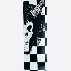 Amiri Wes Lang Black & White Altered Sacrifice Skate Deck